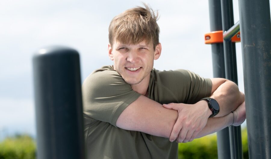 Nicolas Duzanski au parc
