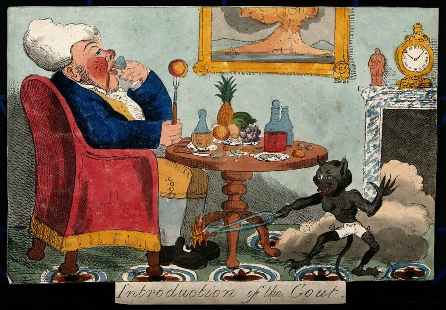 Gicht Cruikshank Introduction of the Gout