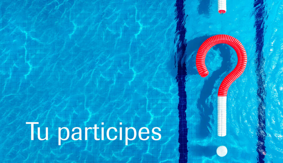 Schwimmen Tu participes