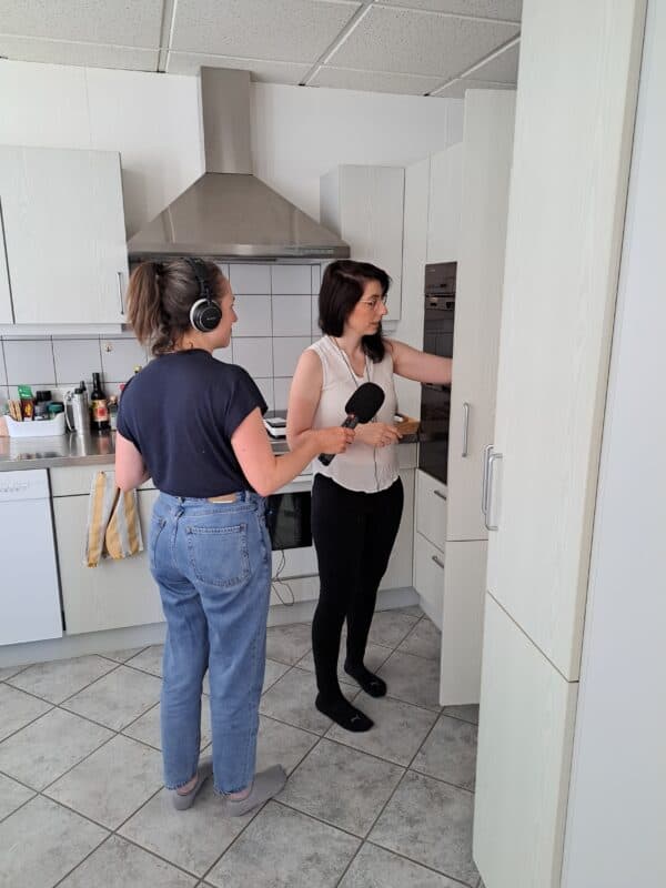 Aufnahmen Reportage bei Lori Fabiani